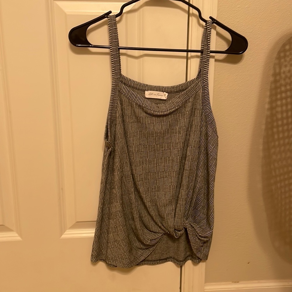 striped tank top
